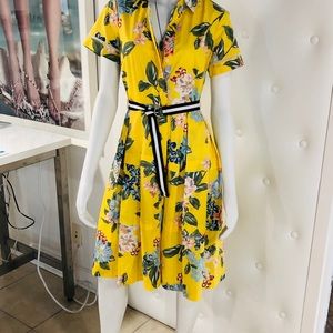 Donna Morgan Pleated Shirts Dress